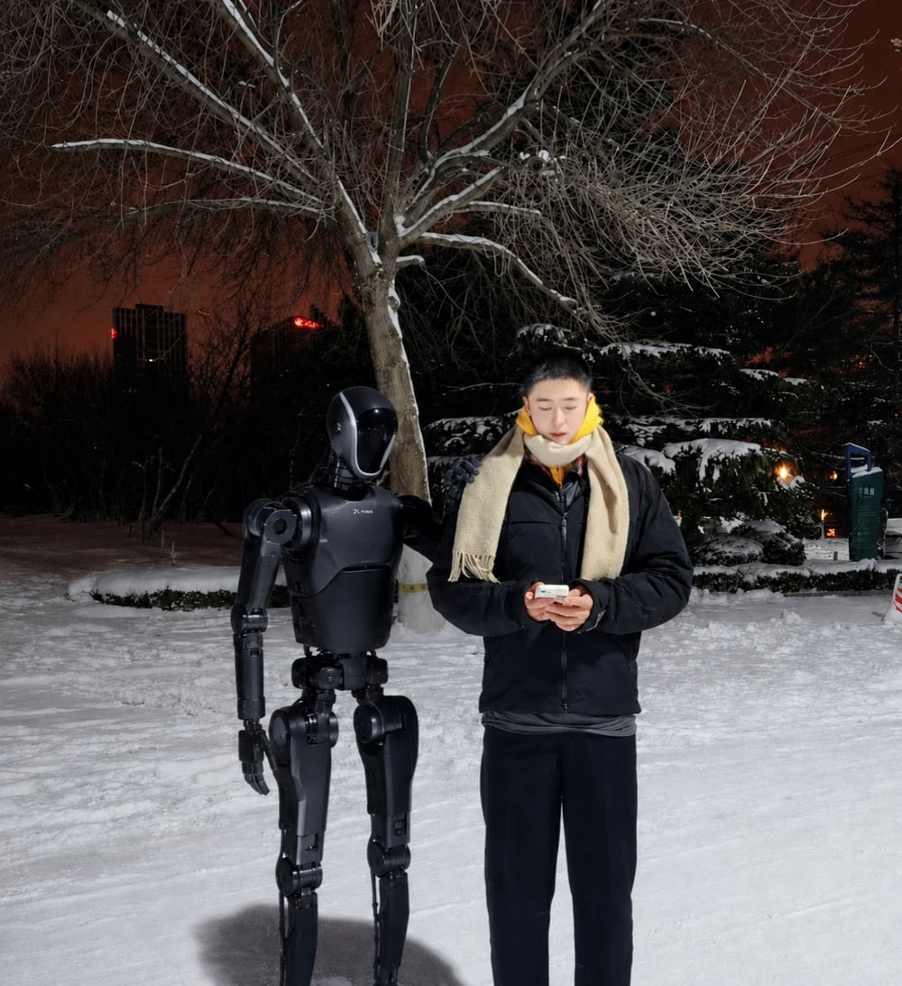 Jinghao in the snow